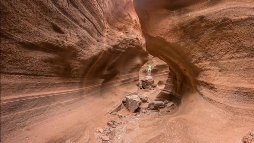 Un paseo por el Barranco de Las Vacas, en Agüimes