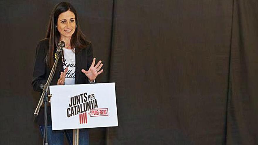 La soprano i ara també candidata de Junts per Catalunya a Puig-reig per a les municipals, Araceli Esquerra