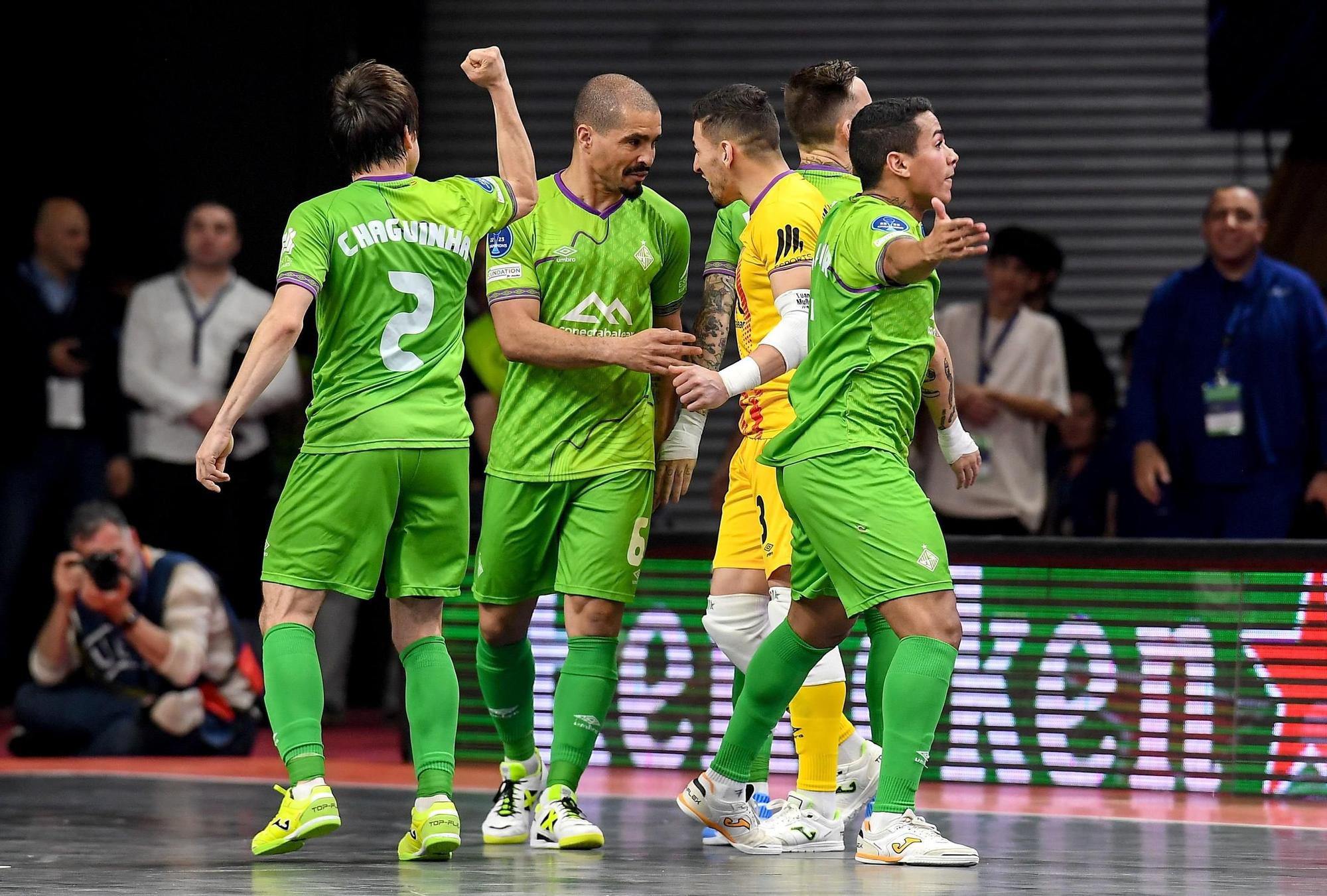 Las imágenes del Palma Futsal en la final de la Champions League