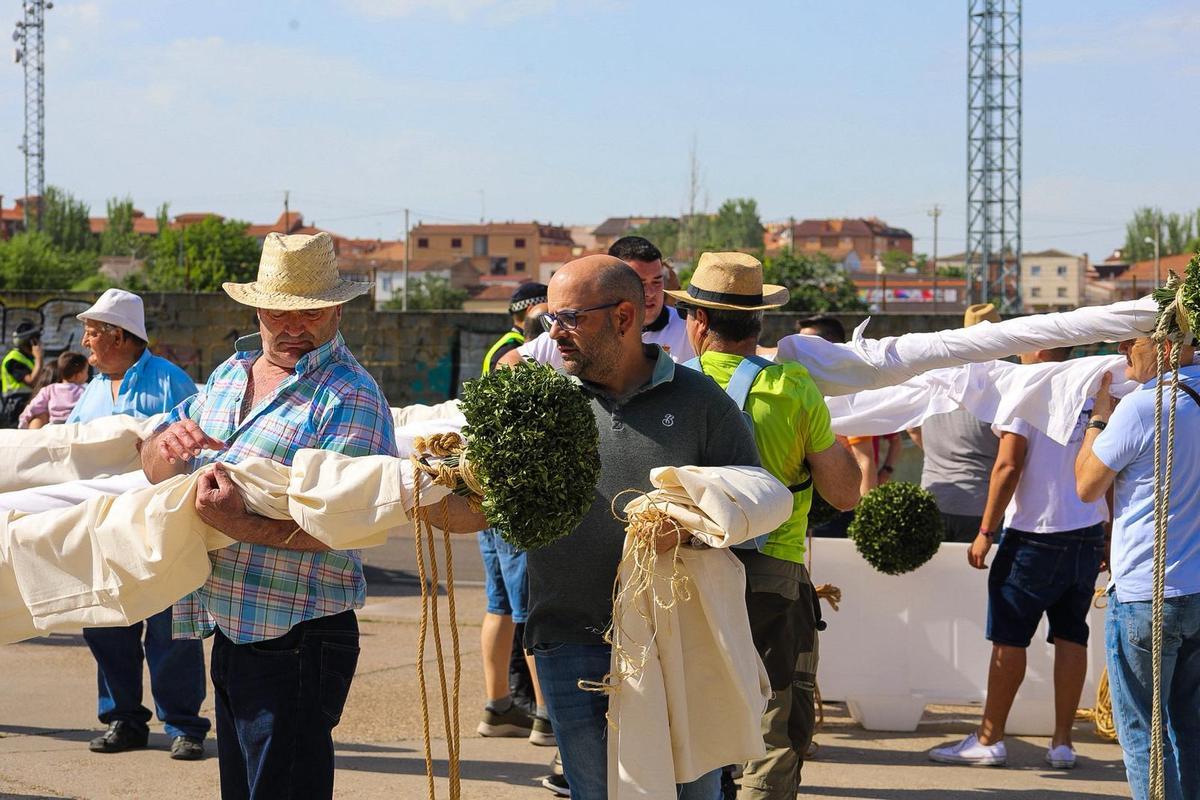 GALERÍA | Encuentro de pendones en las calles de Zamora
