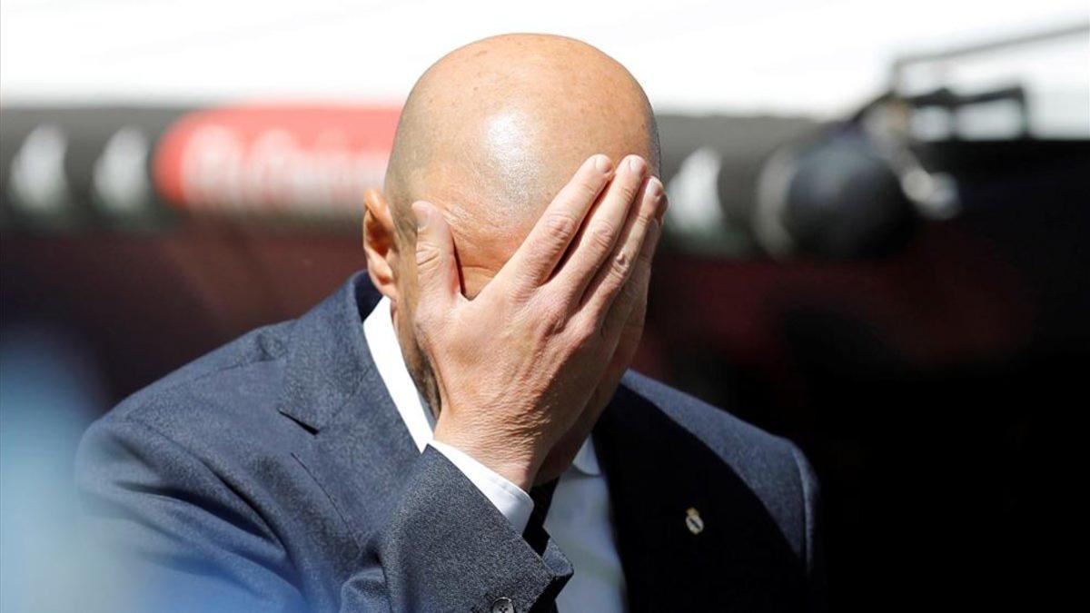Zidane lamenta una acción de los suyos