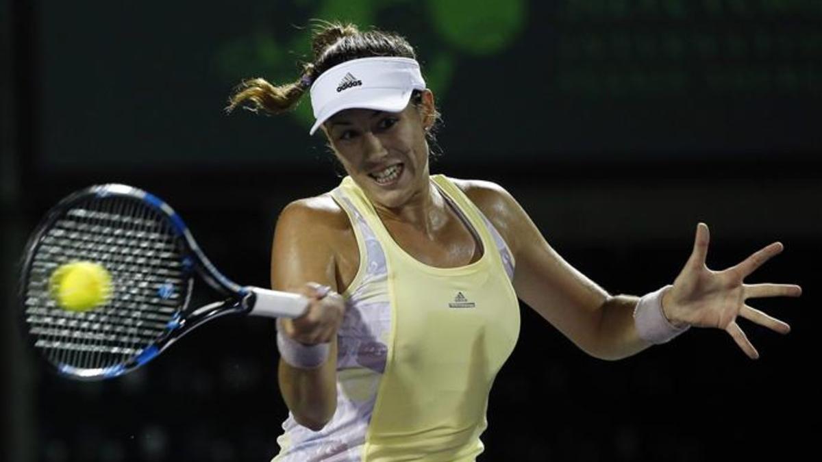 Garbiñe Muguruza cedió en los octavos de final del Masters 1000 de Miami