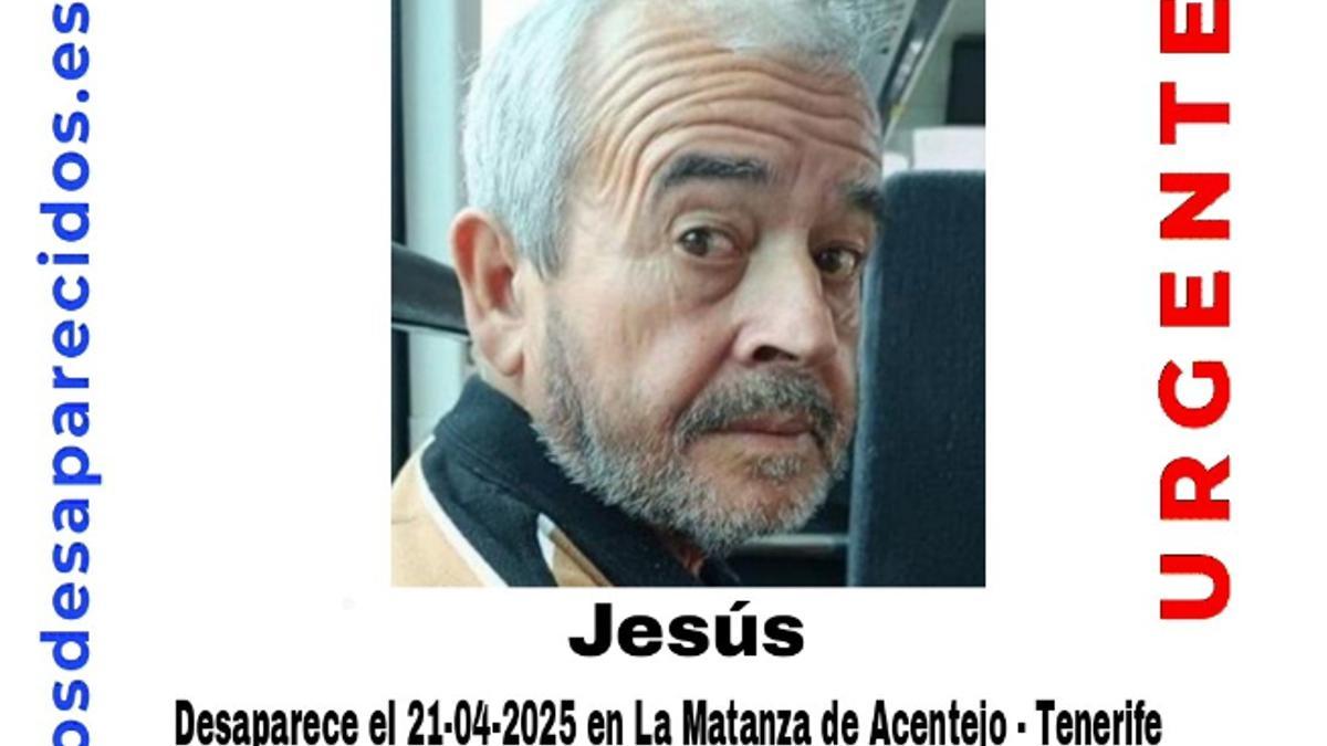 Jesús, desaparecido en La Matanza.