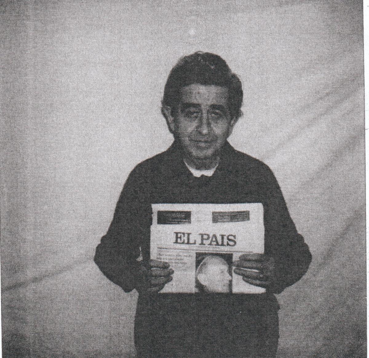 Fotografía que ETA envió a la familia Suñer como prueba de vida para cobrar el rescate.