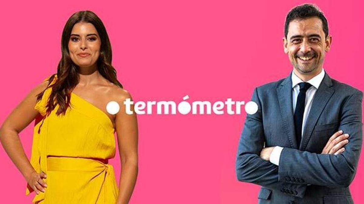 Javier Romero e Noelia Rey, nunha imaxe promocional de 'O termómetro'.