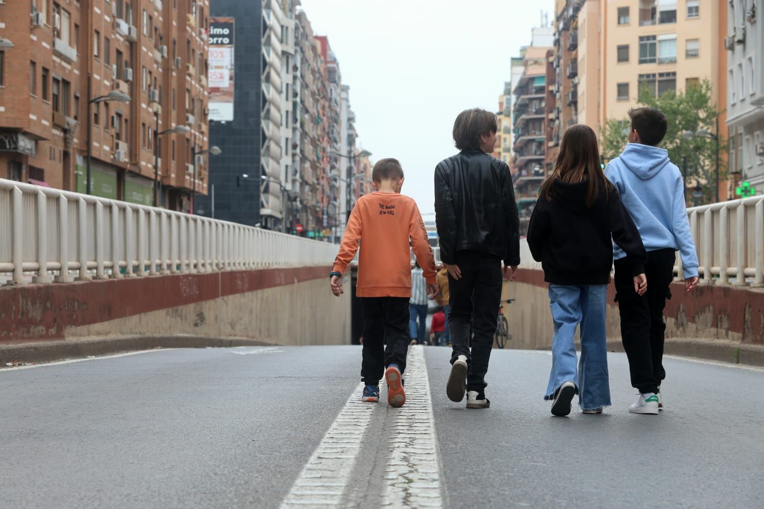 Protesta vecinal contra el túnel de la avenida Pérez Galdós
