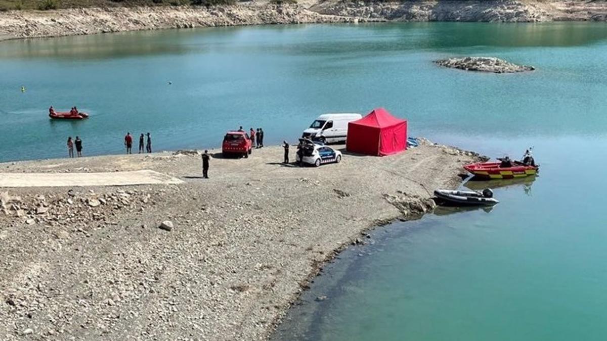 Búsqueda este sábado del joven desaparecido en el pantano de Siurana (Tarragona).