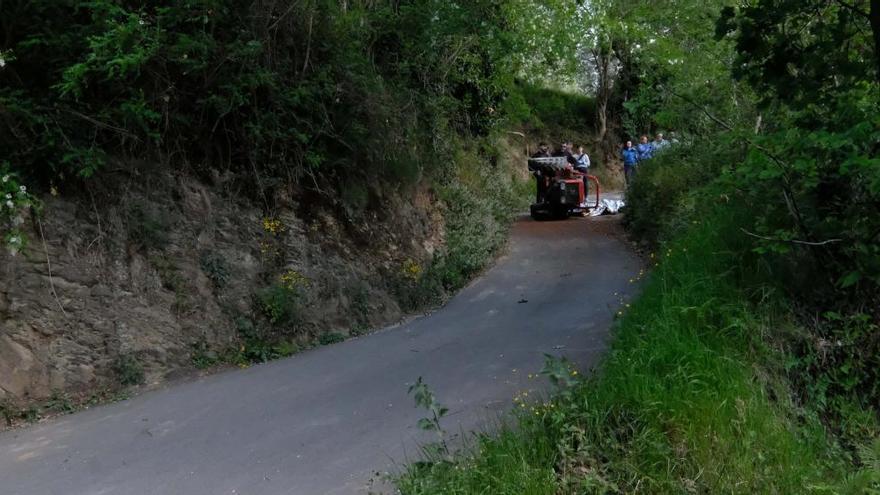 Fallece un mierense tras volcar el tractor que conducía