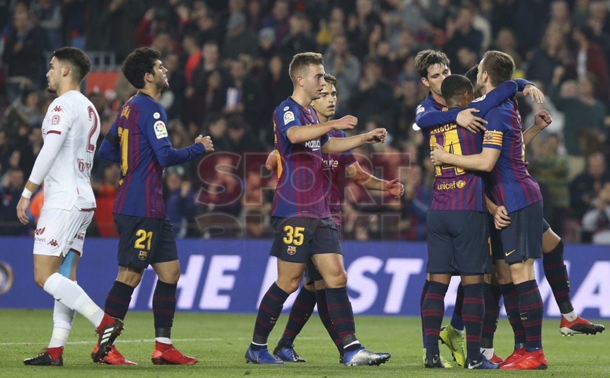 FC Barcelona, 3 - Cultural Leonesa, 0