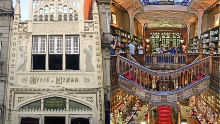 La famosa librería Livraria Lello &amp; Irmao de Oporto