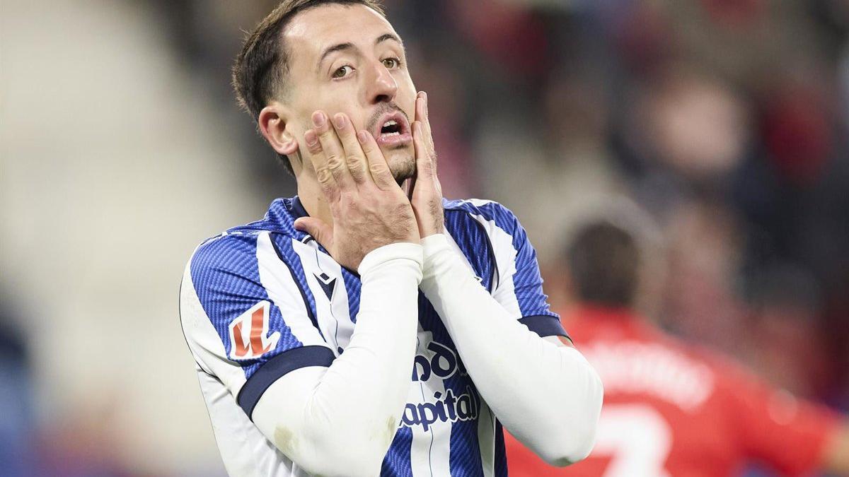 El delantero de la Real Sociedad Mikel Oyarzabal. - Ricardo Larreina / AFP7 / Europa Press