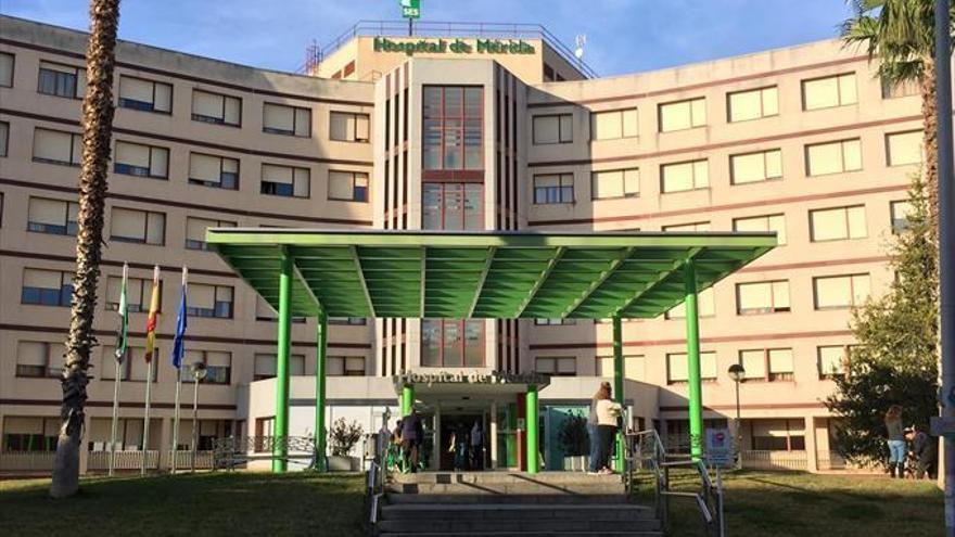 Entrada del Hospital de Mérida.