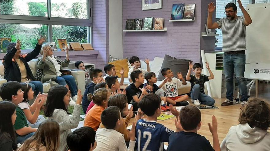 Cuento “Mulleres que fan Poio” en el CEIP Chancelas.