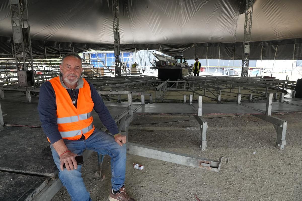 Devis Sami Rossi, el rsponsable del circo.
