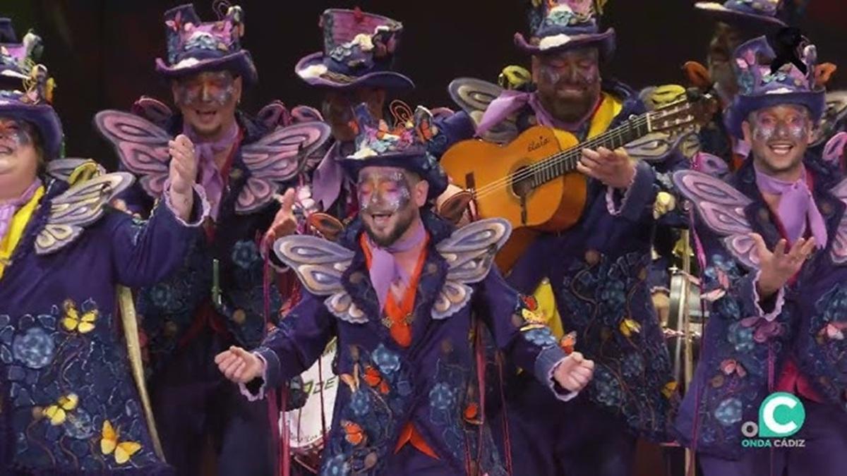 Comparsa 'Las mariposas' en el COAC de Cádiz