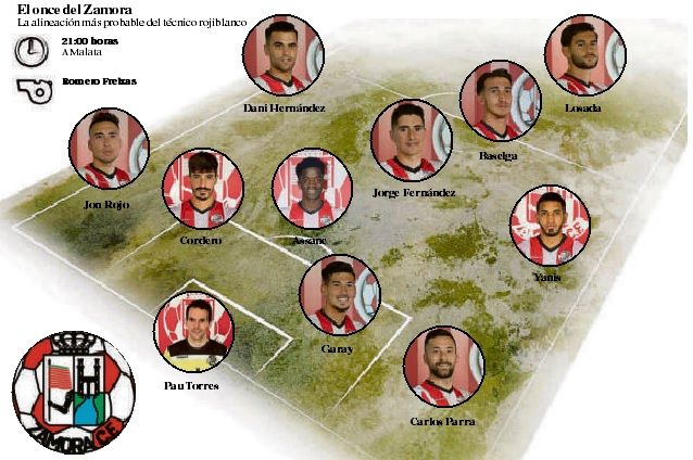 Posible once inicial del Zamora CF