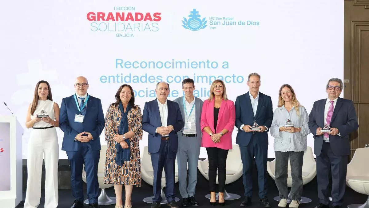 Un homenaje en Vigo para ensalzar el apoyo a los más vulnerables