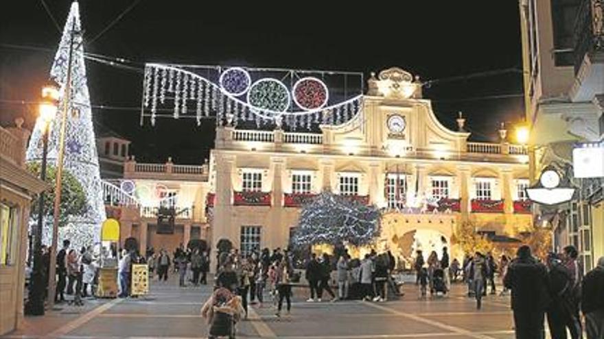 Ambiente navideño y campañas comerciales para el consumo