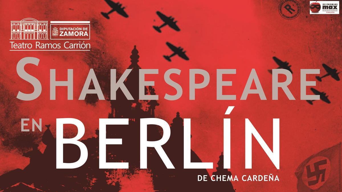 Cartel de la obra &quot;Shakespeare en Berlín&quot;