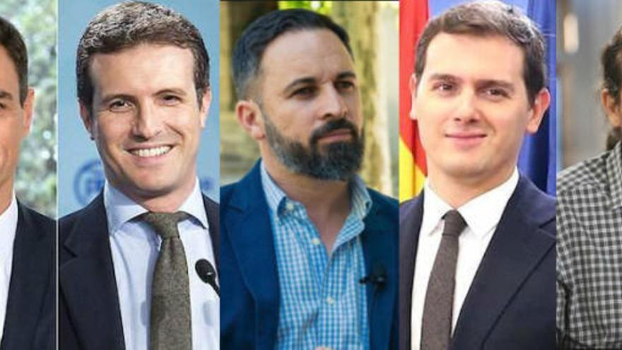 Les propostes de PSOE, PP, Cs, Podem i Vox per a Catalunya