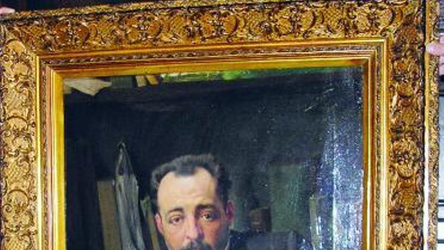 Retrato al óleo del marqués de Valero de Urría, obra de José Uría, que se expone en el Museo de Bellas Artes.