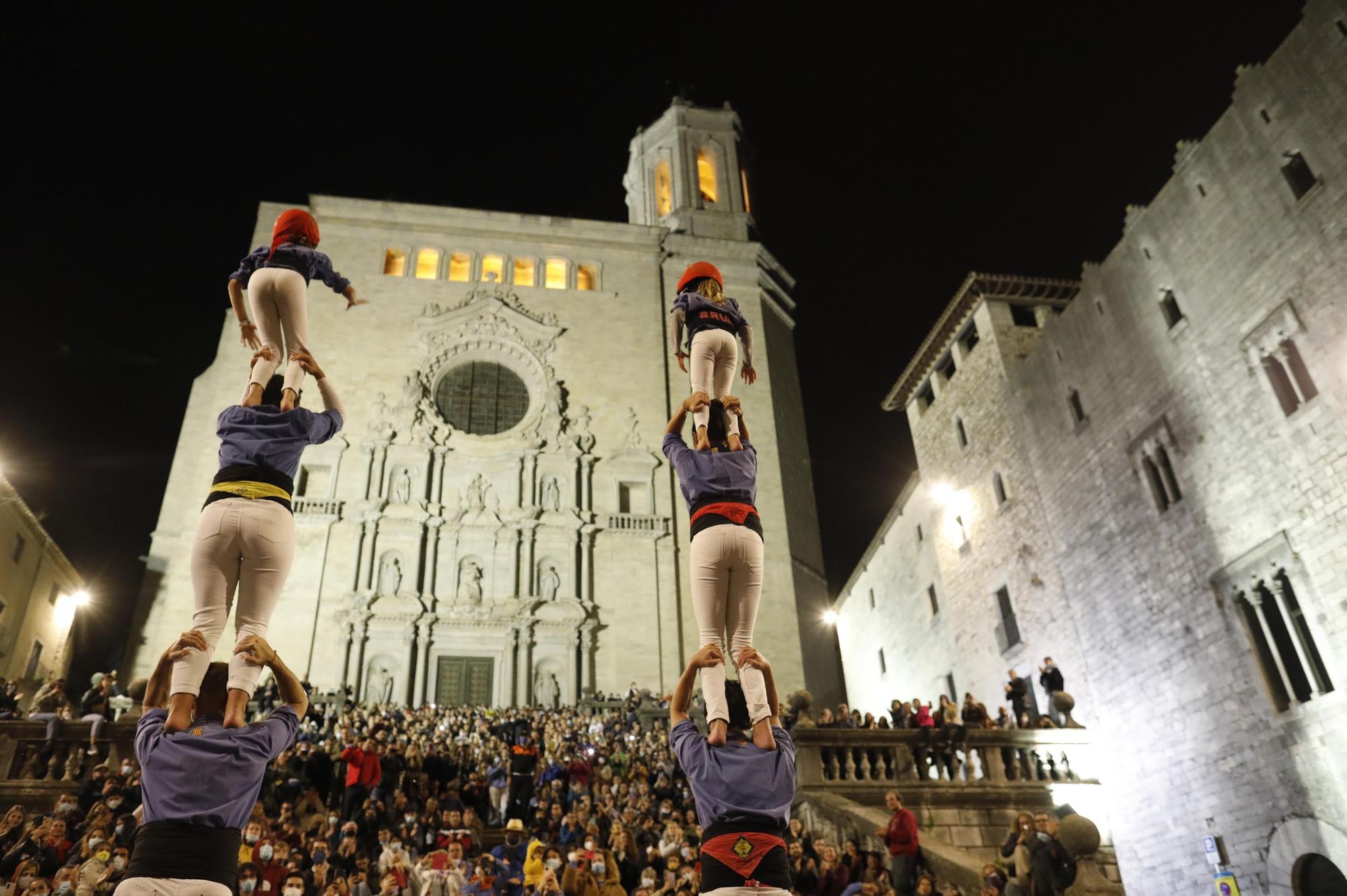 Actuació dels Marrecs de Salt a la catedral per les Fires de Girona