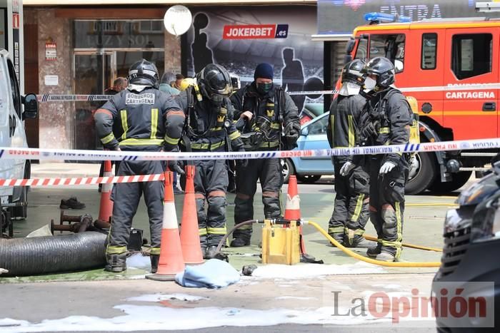 Explosión en una gasolinera de Cartagena