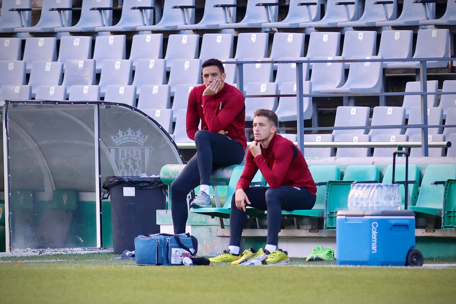 El Córdoba entrena ante su afición en El Arcángel