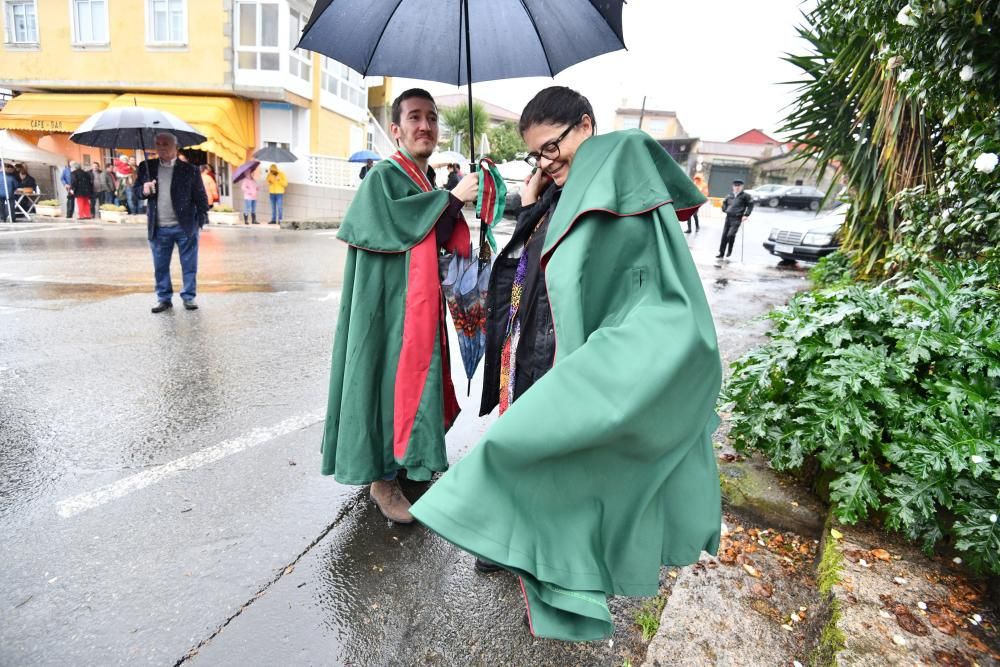 Fiestas gastronómicas en Pontevedra: Mourente se congrega alrededor de una taza de su caldo