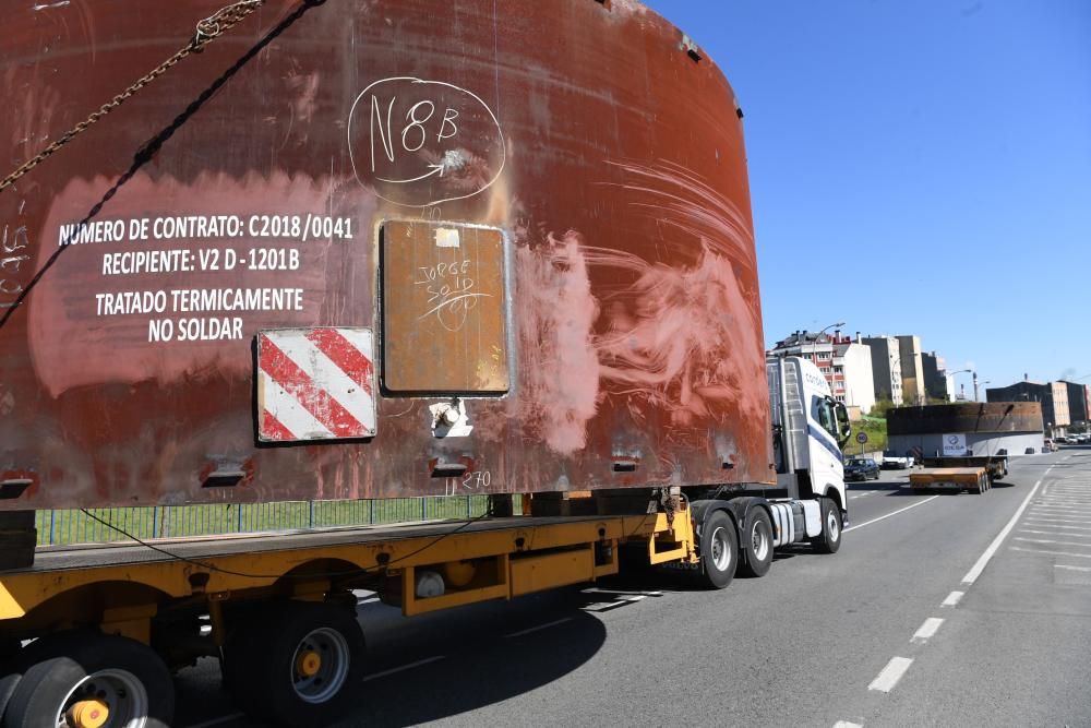 Transporte especial a la refinería