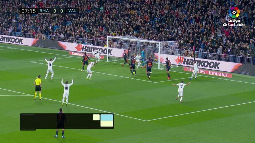 Real Madrid - Valencia CF: Así fue el gol en propia de Wass