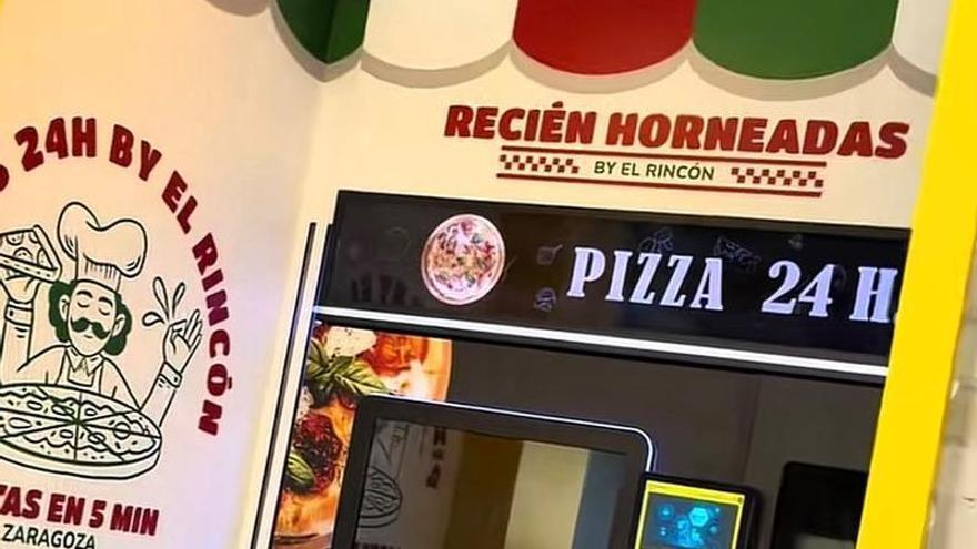 Abre una nueva máquina expendedora de pizzas 24 horas en un joven barrio de Zaragoza: ubicación exacta y precios