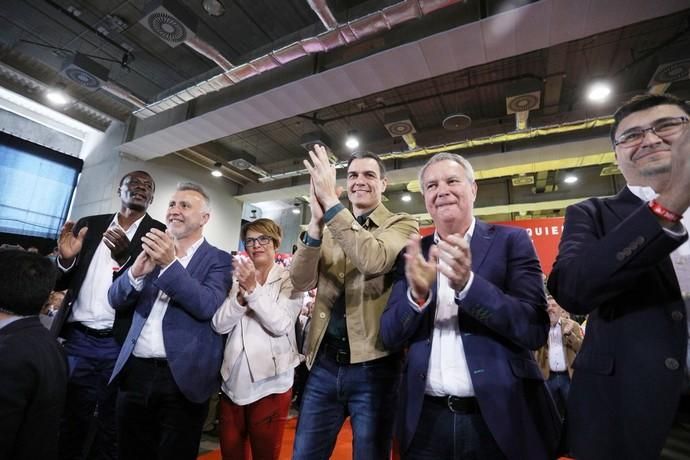 Pedro Sánchez, en el mitin del PSOE Canarias en el Gran Canaria Arenas