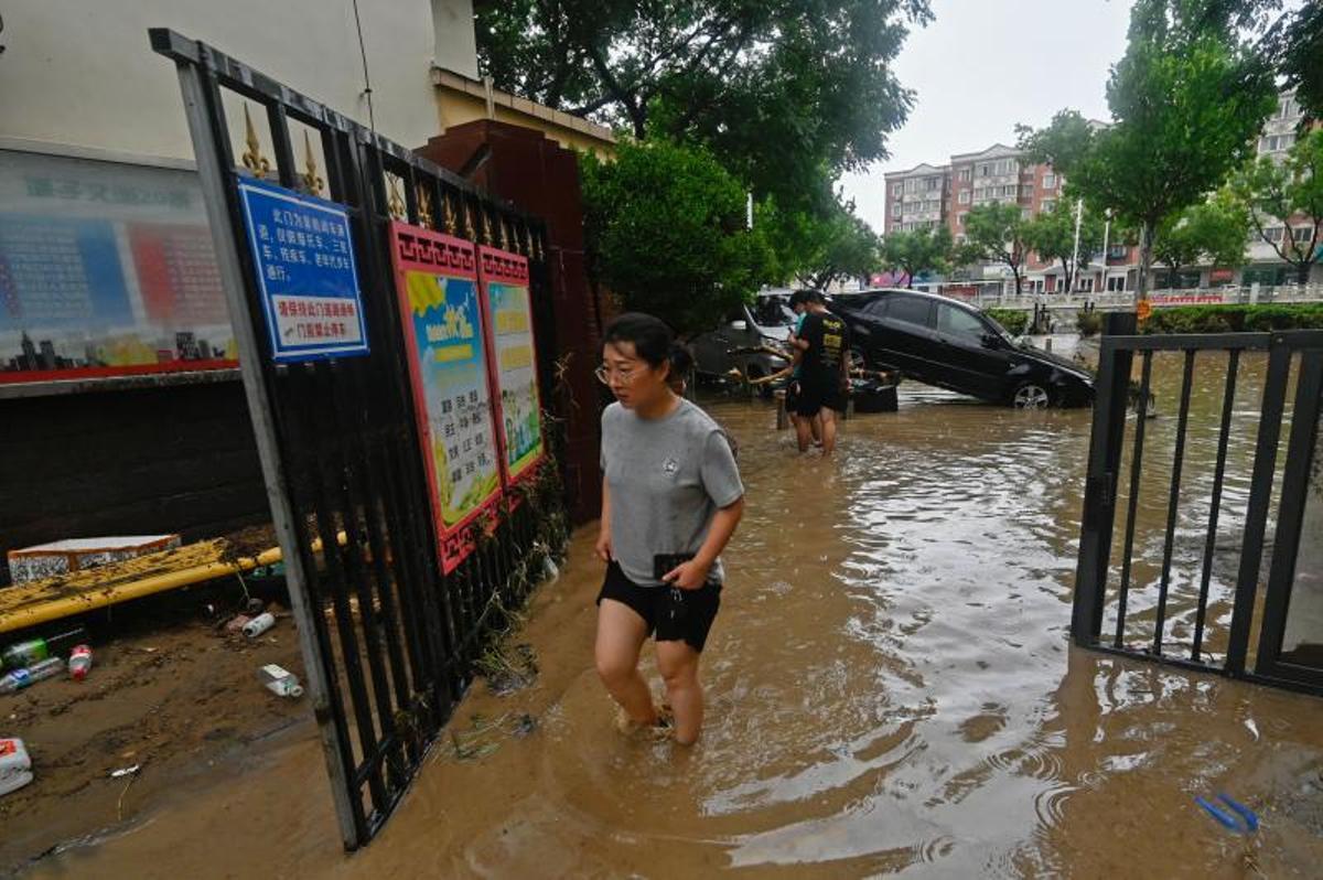 Inundaciones en la China