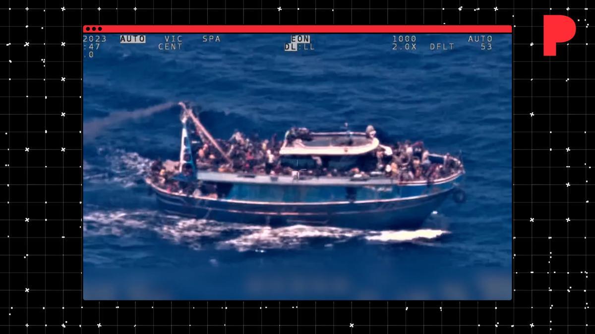 El naufragio de 750 migrantes en la costa Griega