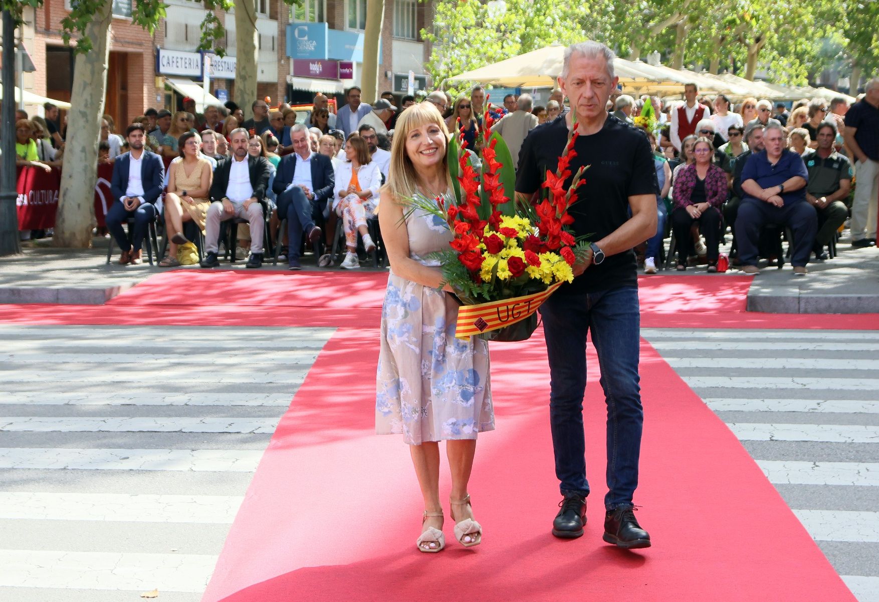 Així ha estat l'acte institucional per la Diada a Manresa