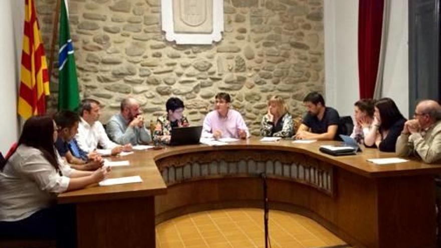 El plenari de l&#039;Ajuntament de Bescanó.