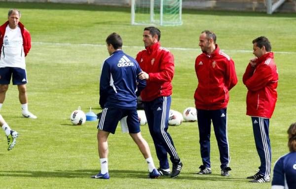 Imágenes del entrenamiento del Real Zaragoza