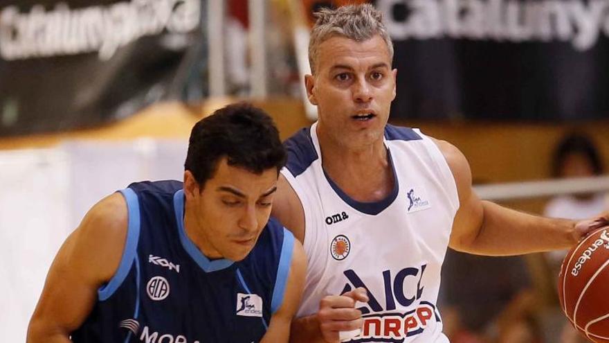 David Navarro i Román Montañez, en un Andorra-ICL