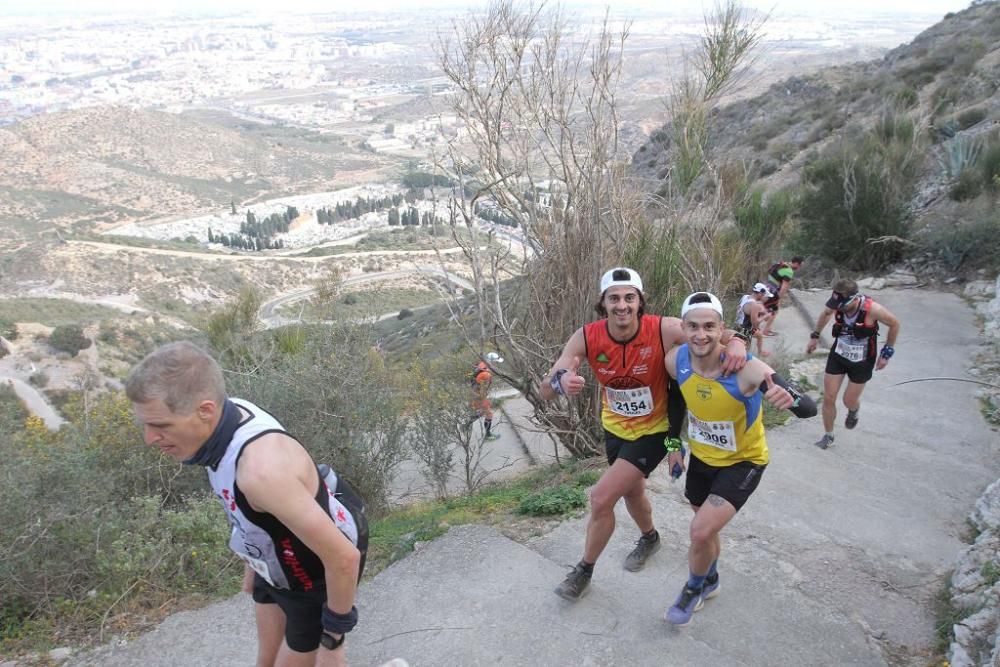 Ruta de las Fortalezas 2018 subida del Monte del Calvario