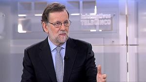 Fragment de l’entrevista de Mariano Rajoy a Telecinco. El president en funcions assegura: No hem pres mesures a València perquè no en teníem ni idea.