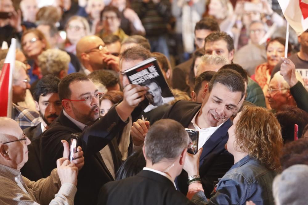 Mitín de Pedro Sánchez en Gijón