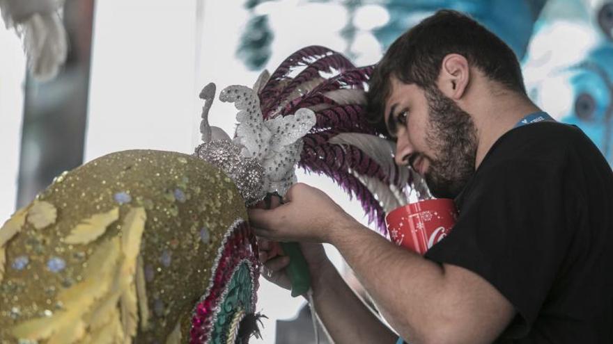 Backstage de la Gala de la Reina del Carnaval de Santa Cruz de Tenerife 2017