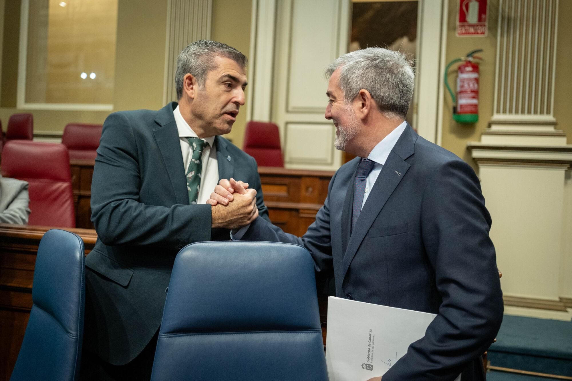 Pleno del Parlamento de Canarias.