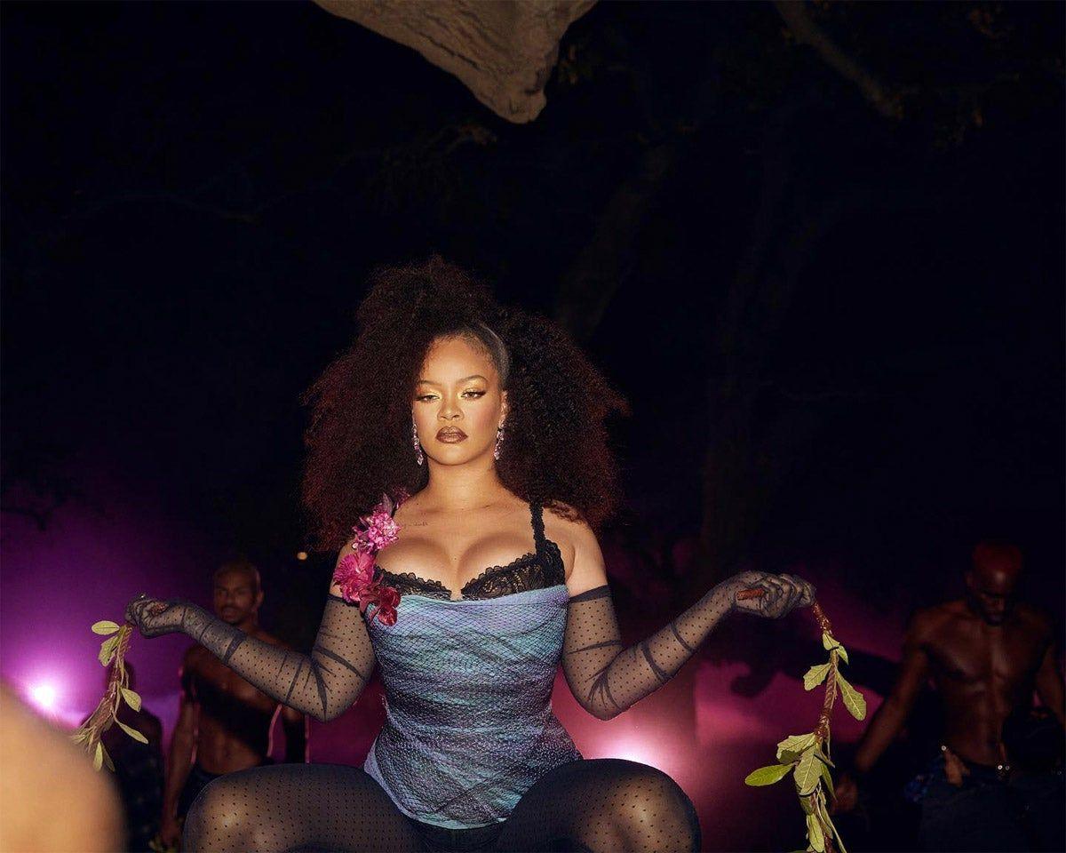 Rihanna en la presentación de la nueva colección de Savage x Fenty Vol. 4