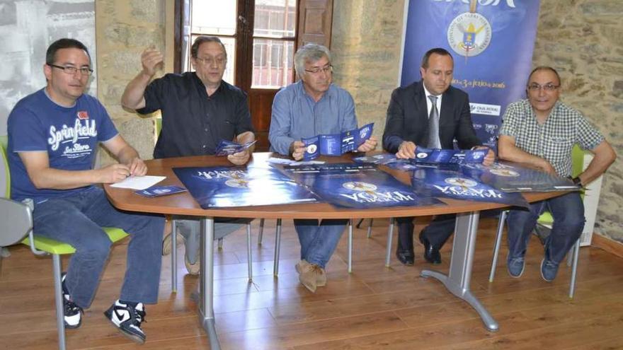 Presentación de la V Edición de Tapas por Sanabria en el Ayuntamiento de Puebla, en la mañana de ayer.