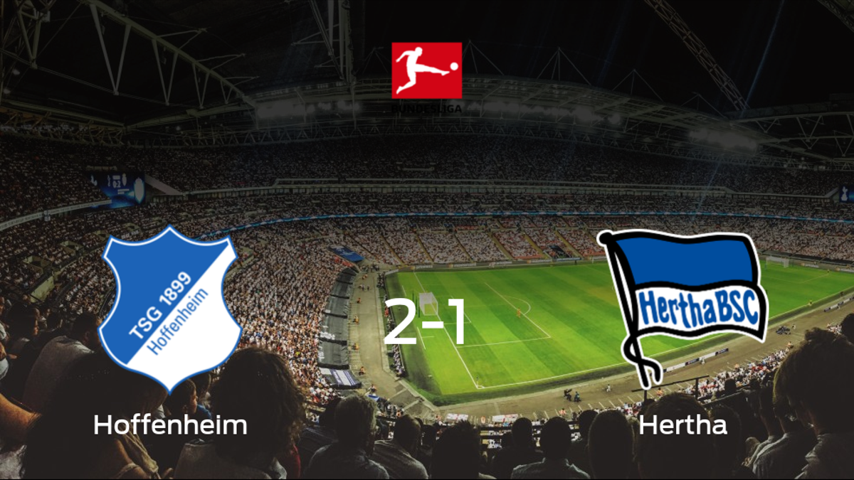El Hoffenheim se impone por 2-1 al Hertha Berlín