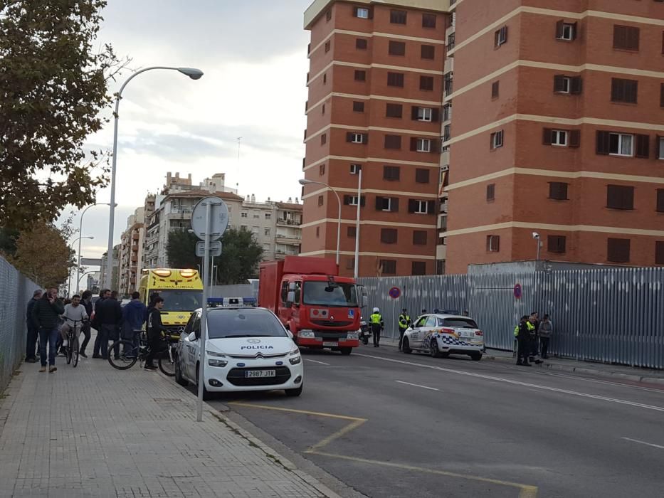 Incendio en la Comandancia de la Guardia Civil de Palma