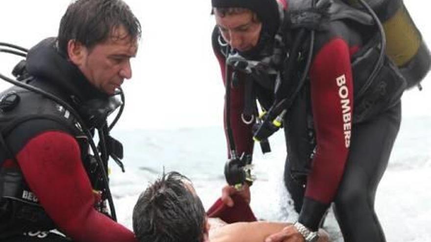 Buceo El rescate en medio acuático se paralizó en 2014