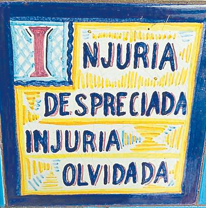 El azulejado de las escuelas indianas de la localidad de Sama Grado